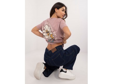 Pantalon en coton - marine