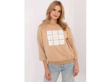 T-shirt en coton - chameau