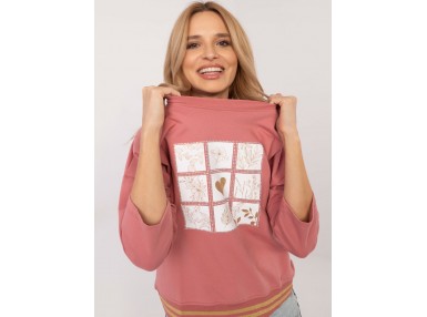 T-shirt en coton - rose foncé