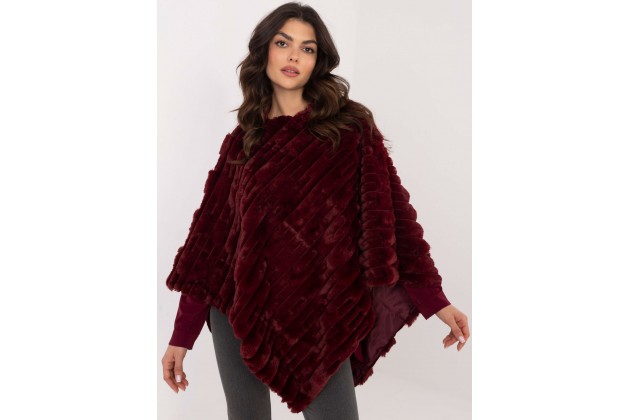 Poncho - bordeaux