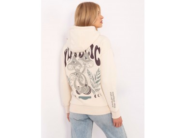 Sweat en coton - beige