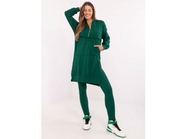 Ensemble avec sweat et leggings - vert