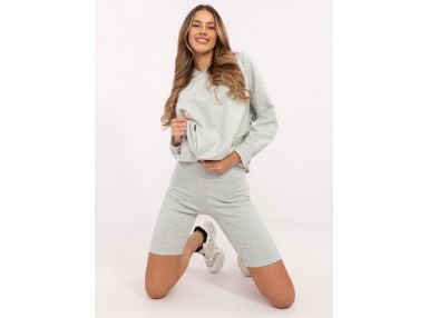 Ensemble avec sweat et short - vert