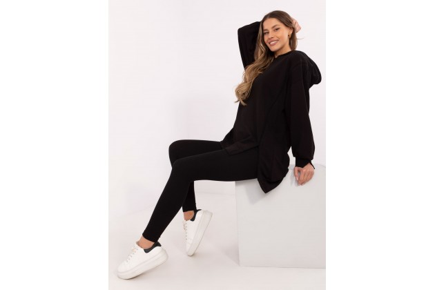 Ensemble avec sweat et leggings - noir