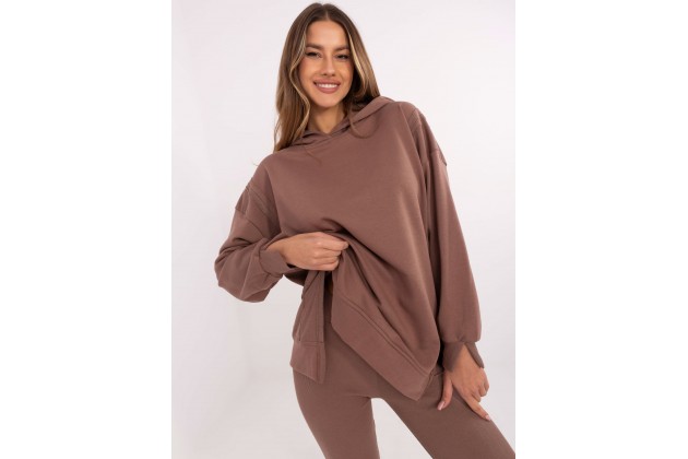 Ensemble avec sweat et leggings - marron