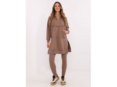 Ensemble avec sweat et leggings - rose