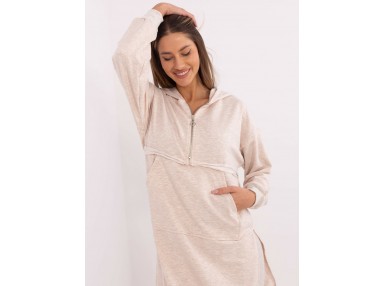 Ensemble avec sweat et leggings - beige