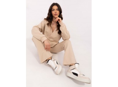 Ensemble avec veste et pantalon - beige