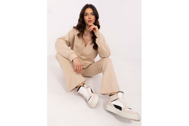 Ensemble avec veste et pantalon - beige