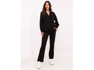 Ensemble avec sweat et pantalon - noir