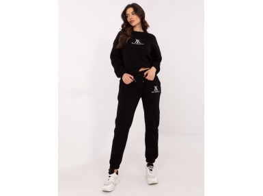 Ensemble avec sweat et pantalon - noir