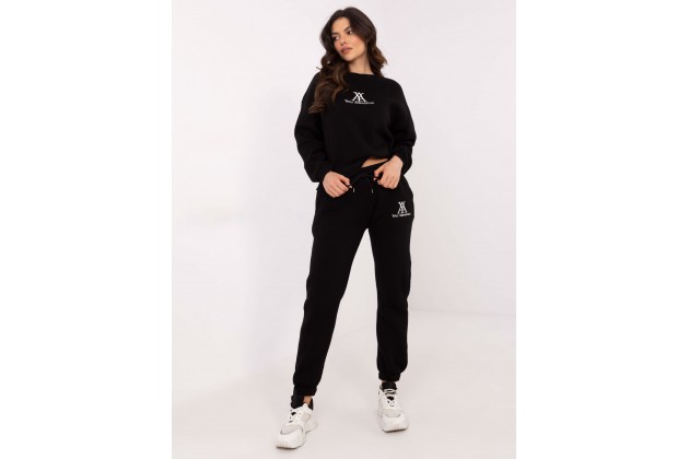 Ensemble avec sweat et pantalon - noir