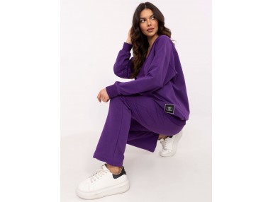 Ensemble avec sweat et pantalon - violet