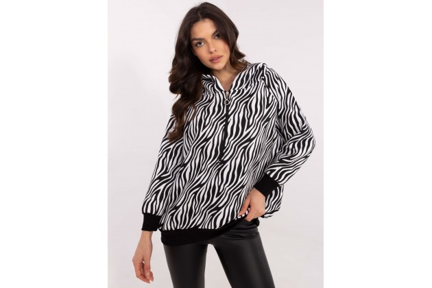 Sweat-shirt imprimé - noir