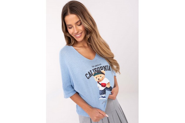 Pull - bleu clair