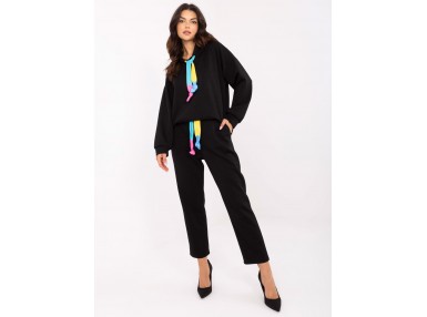 Ensemble avec sweat et pantalon - noir