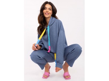 Ensemble avec sweat et pantalon - bleu