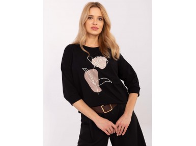 T-shirt en coton - noir