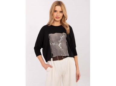 T-shirt en coton - noir