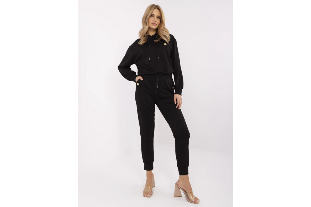 Ensemble avec sweat et pantalon - noir